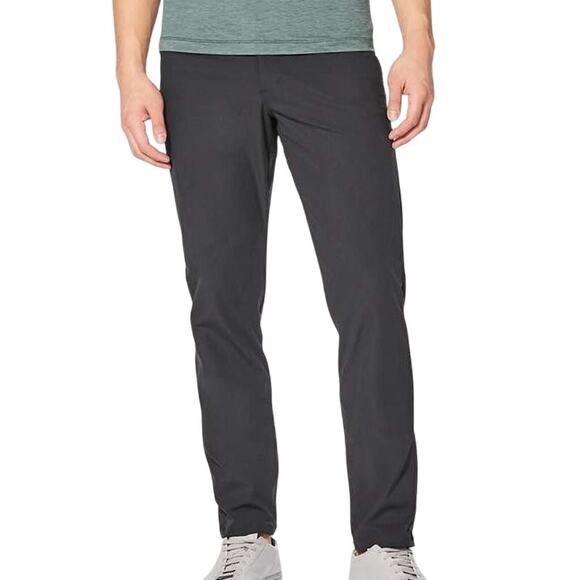 Lululemon ABC Pant Classic Obsidian Men's Size 38 x 33 Excellent Used Condition - Picture 1 of 11